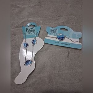 Bracklet And Anklet Set